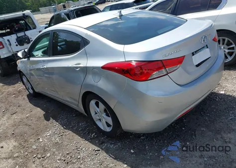 2013 Hyundai Elantra Gls из США, поврежденный, VIN 5NPDH4AE1DH367431